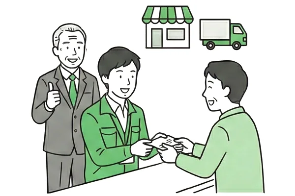 3ヶ月〜1年の担当先を持ち始める